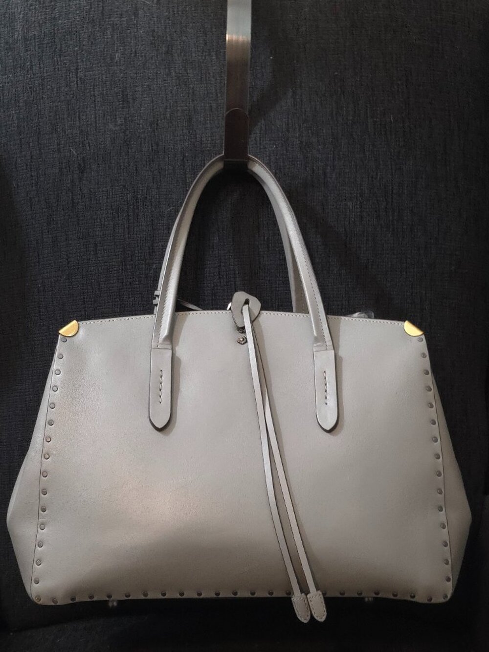 Coach 1941 Cooper Carryall Gray Glovetanned Handbag - With Crossbody Strap - Picture 2 of 14